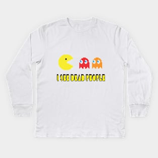 Pacman dead people Kids Long Sleeve T-Shirt